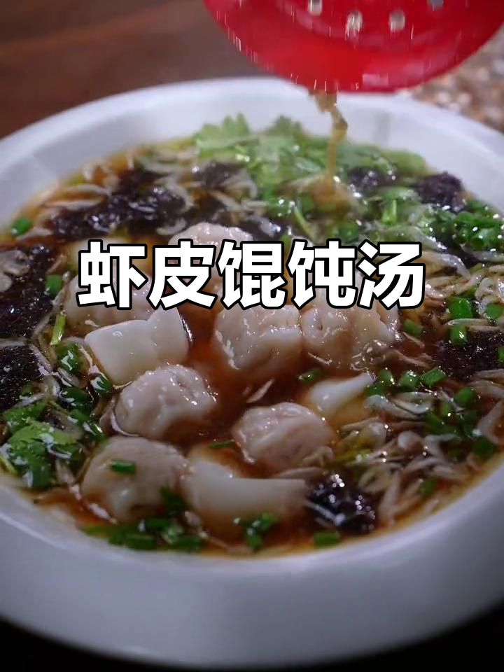 开学前必试!鲜美虾皮馄饨汤,大人孩子都爱喝