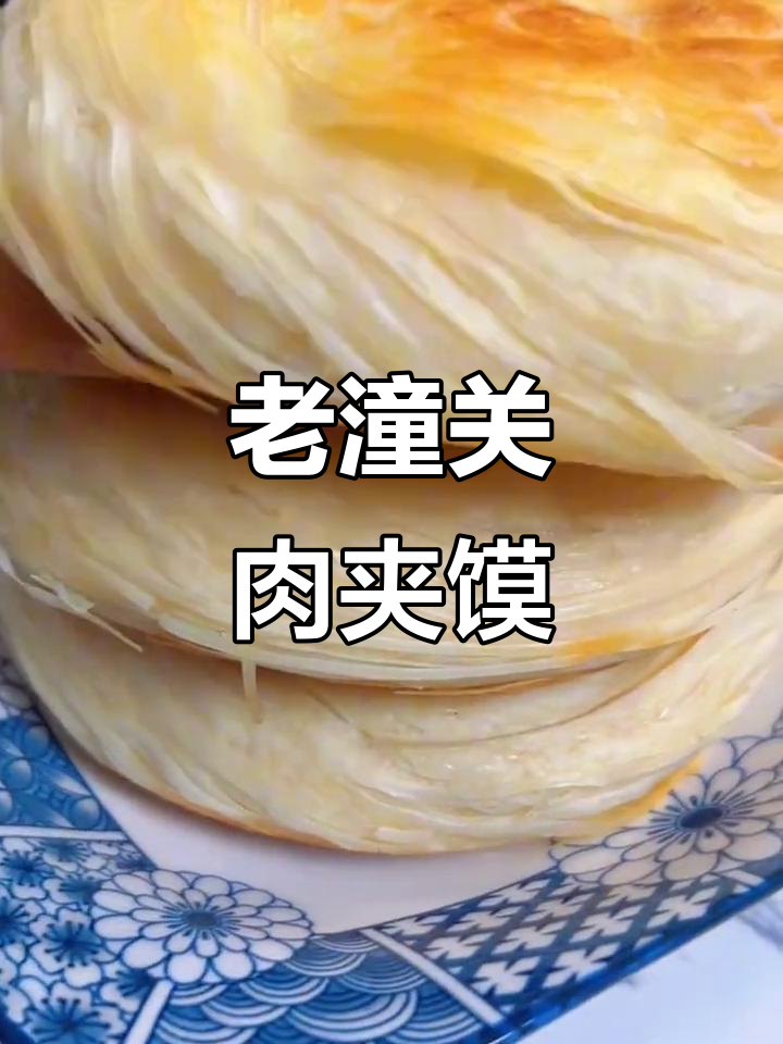 肉夹馍酥脆可口,素菜肉类皆宜,老潼关风味十足!