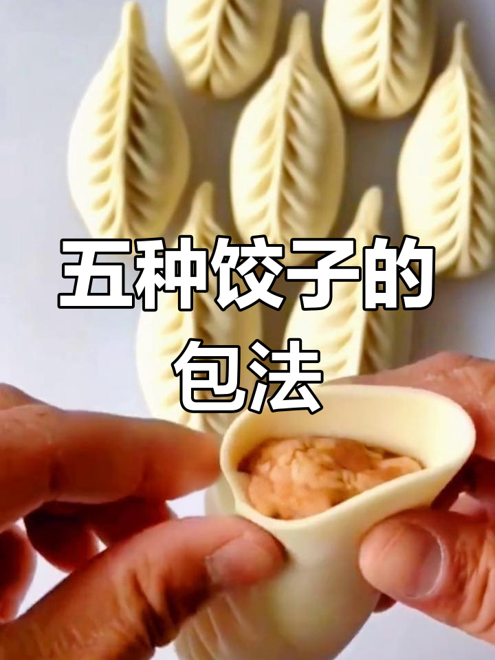 饺子包法全解析,五种花样技巧
