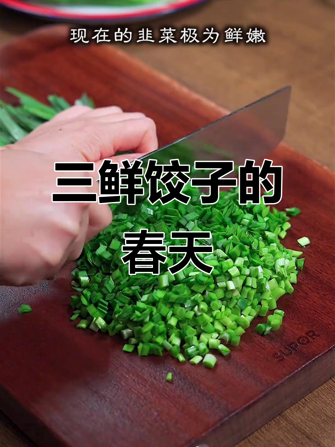 春季韭菜鲜嫩,三鲜饺子香气扑鼻,做法简单又美味!