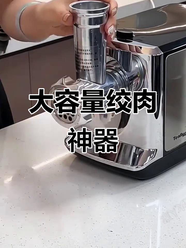高效绞肉机,大容量不锈钢设计,商用理想选择