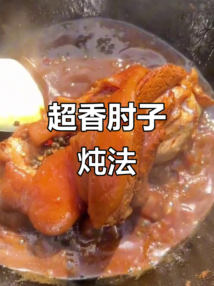 炖肘子香气扑鼻,配料丰富味道超赞