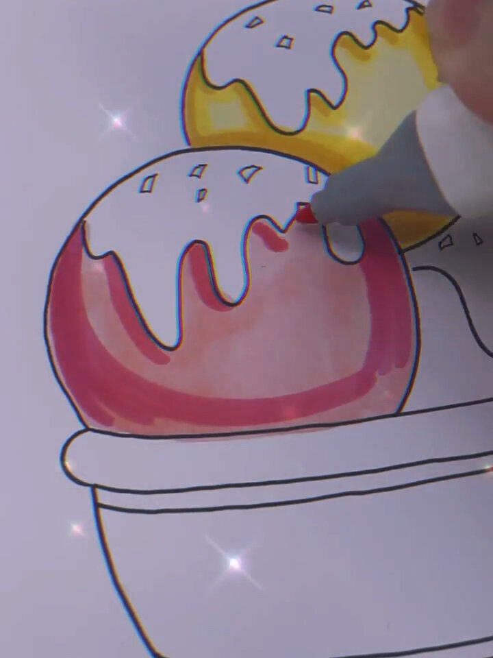 冰淇淋的三种画法,你最喜欢哪种?