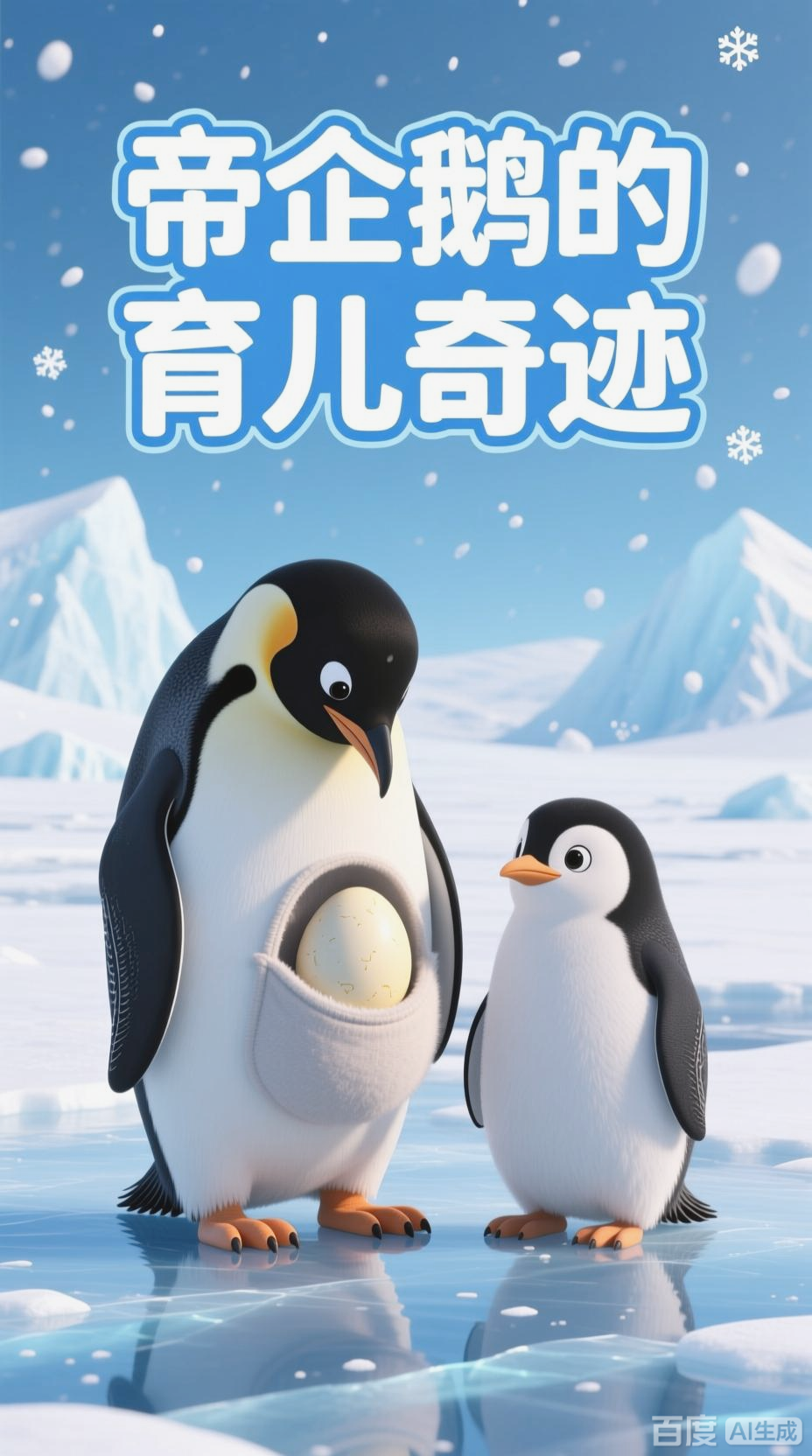 企鹅的独特育儿分工模式