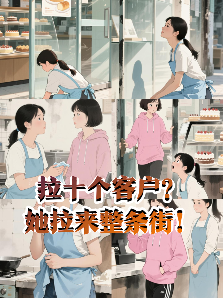 蛋糕店冷清，她拉来整条街顾客，真相却让人意外！