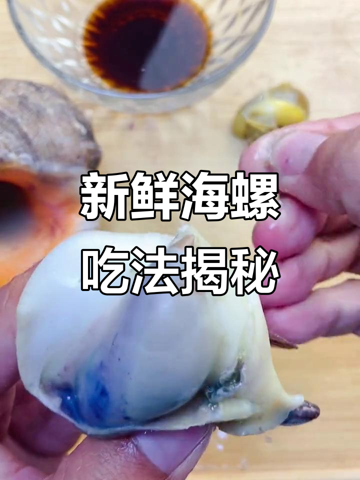 海螺肉鲜美,苦胆和肝不能吃!教你如何处理海螺