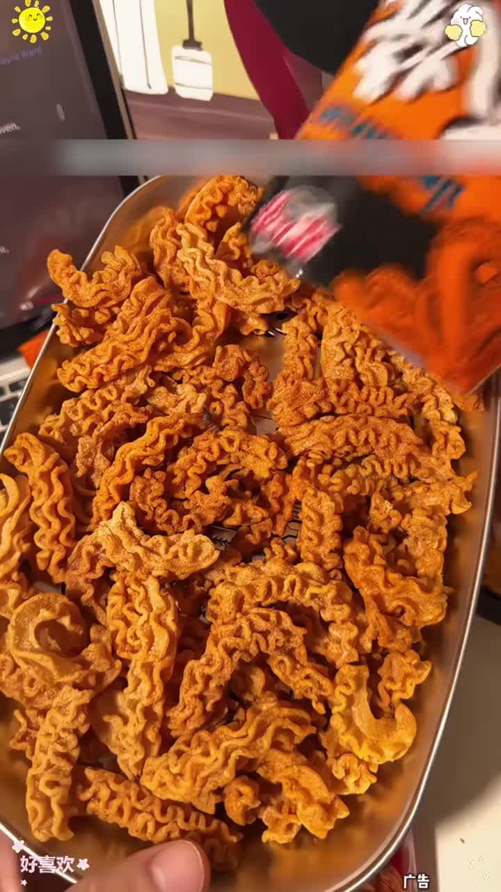 酥酥脆脆的锅巴零食好好次!八爪烧 追剧小零食 锅巴零食推荐