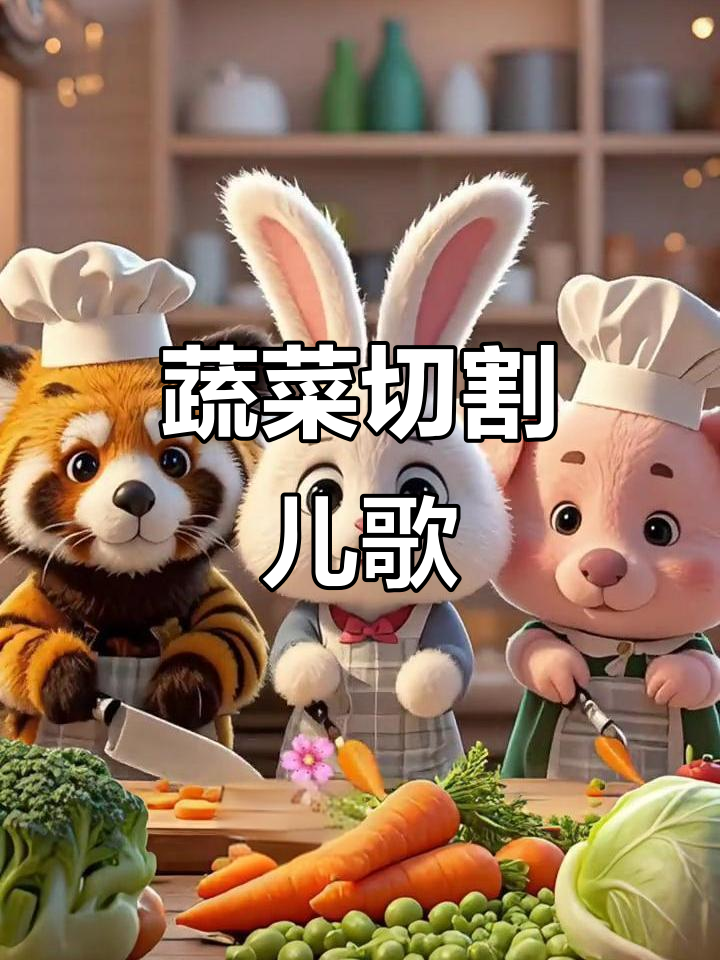 蔬菜切一切,儿歌动起来!南瓜、辣椒、胡萝卜统统来挑战