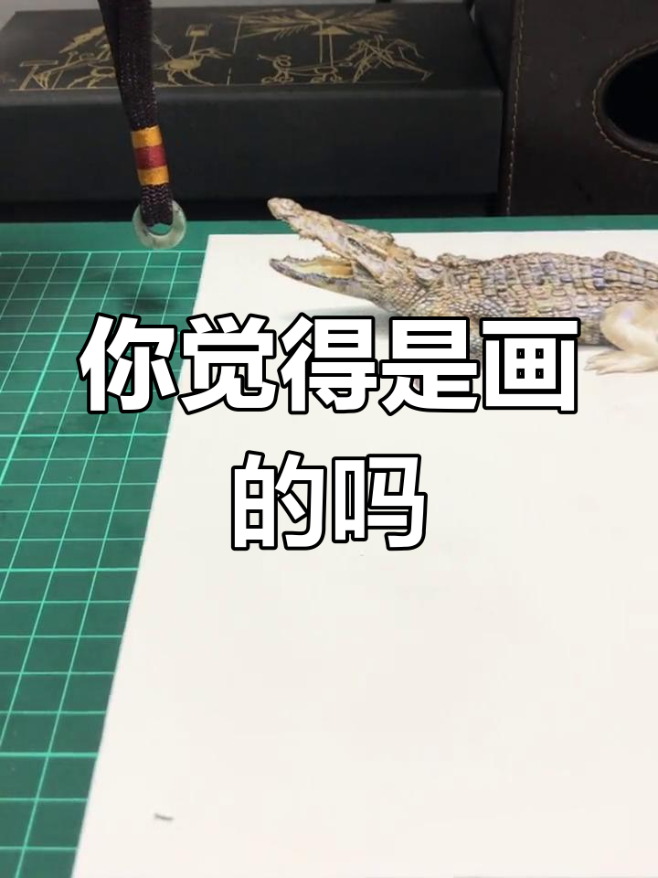 这是画的吗?3D鳄鱼引发争议