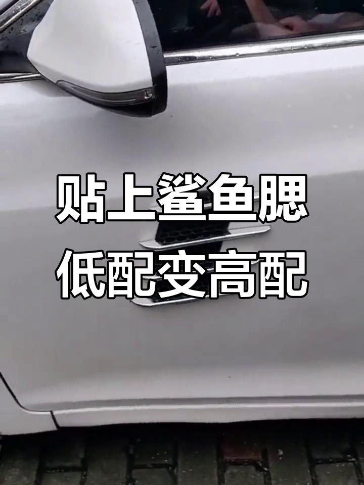 低配车秒变高配，鲨鱼腮让车子颜值暴涨