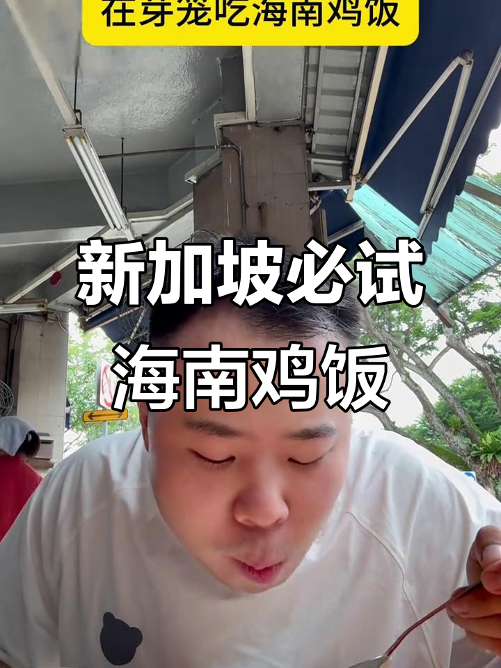 新加坡海南鸡饭,清爽不腻,吃上一口停不下来
