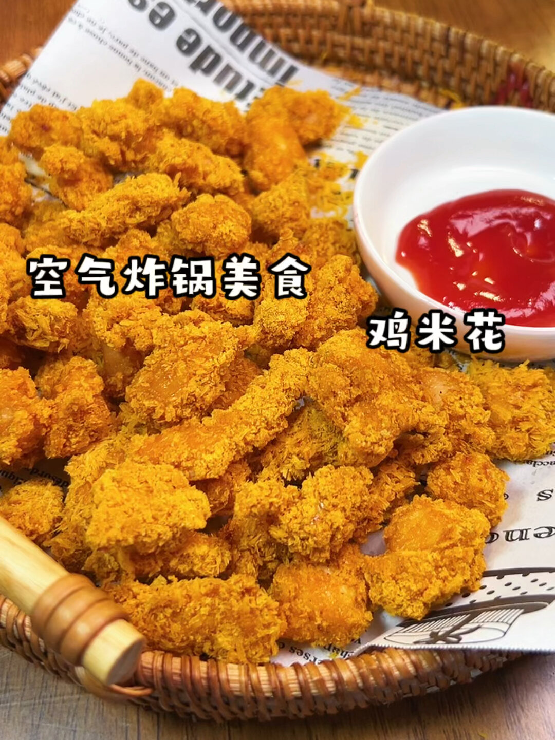 空气炸锅美食 鸡米花