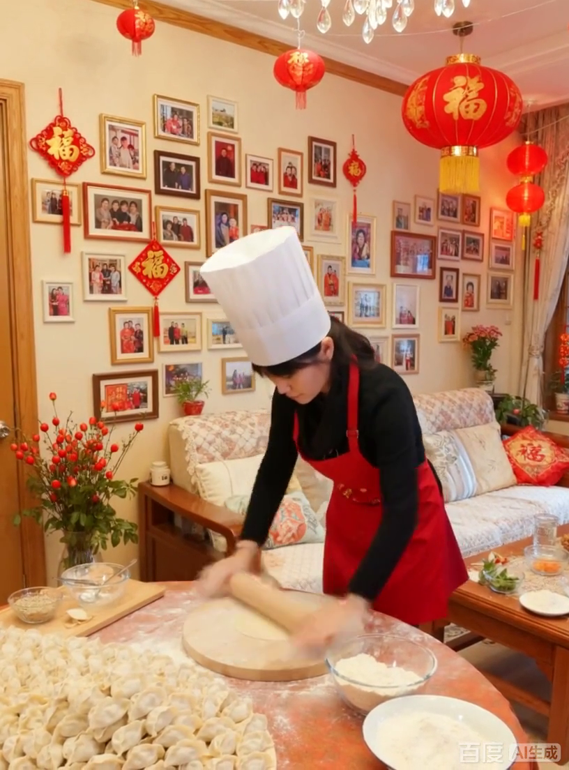 新年包饺子，大厨上线啦