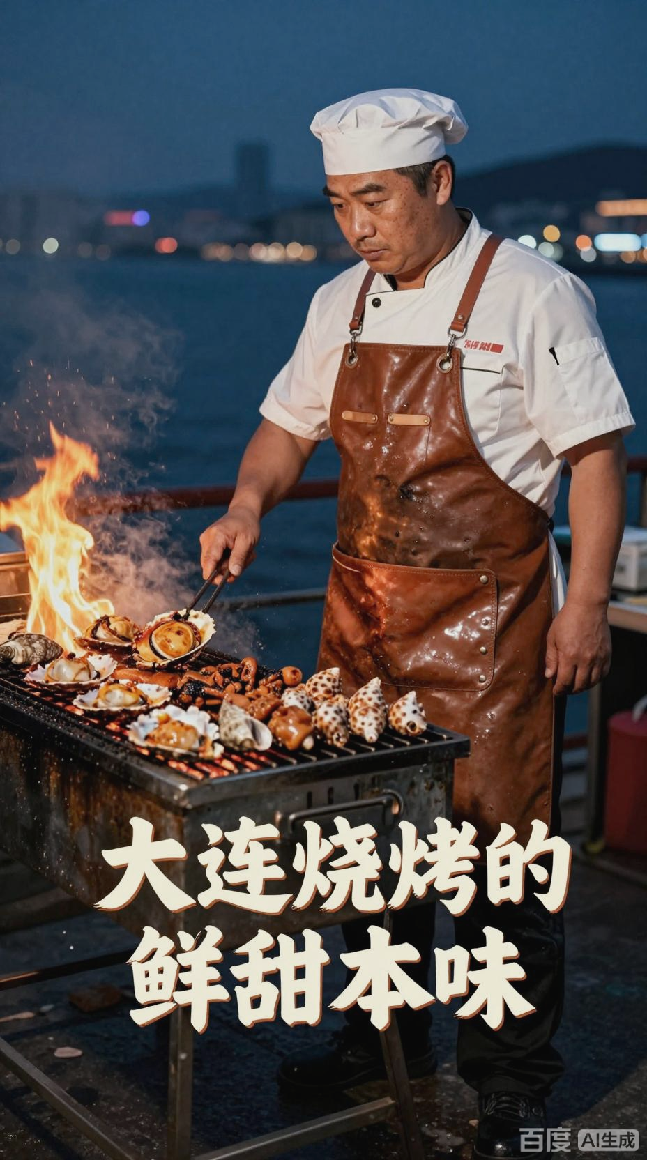 大连海鲜烧烤，原汁原味的鲜甜