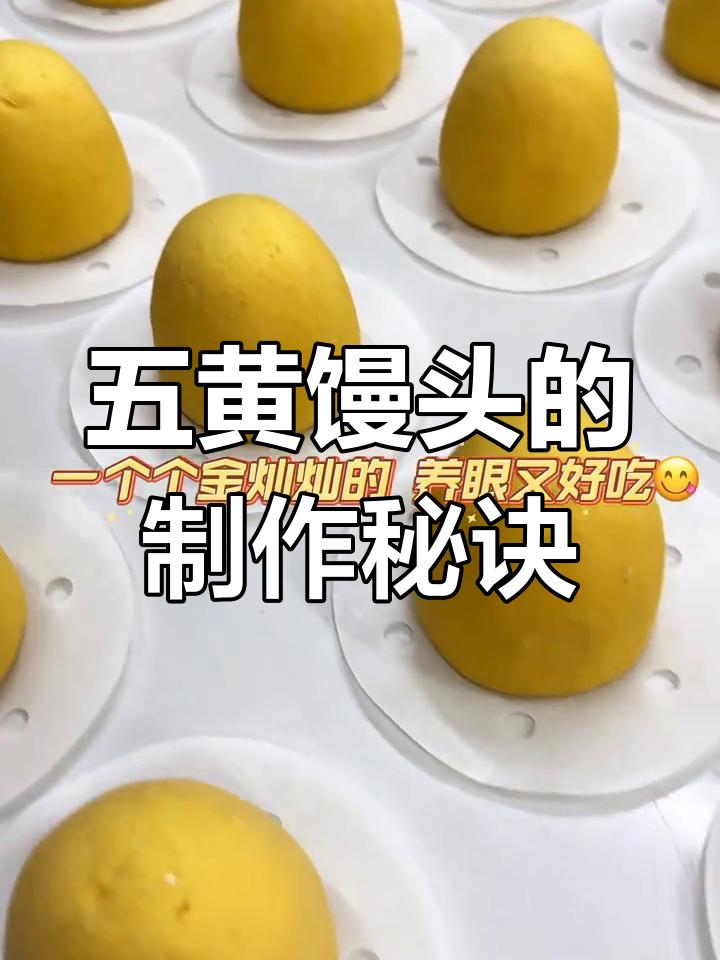手工养生馒头,五黄健皮窝头教程大揭秘