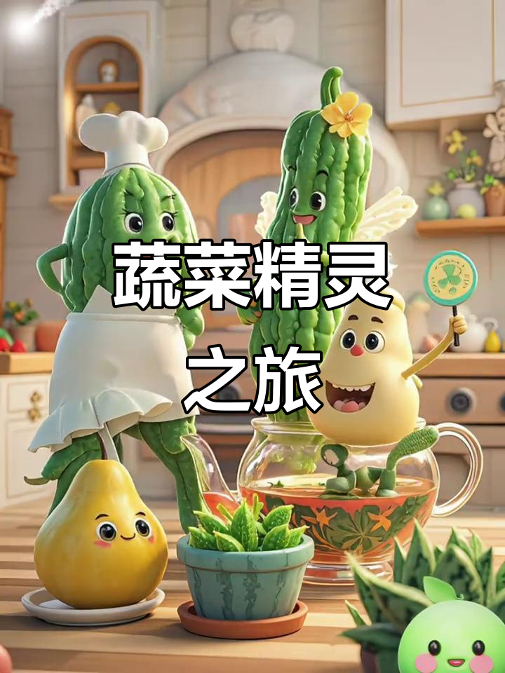 蔬菜精灵大冒险,带你走进奇妙植物世界
