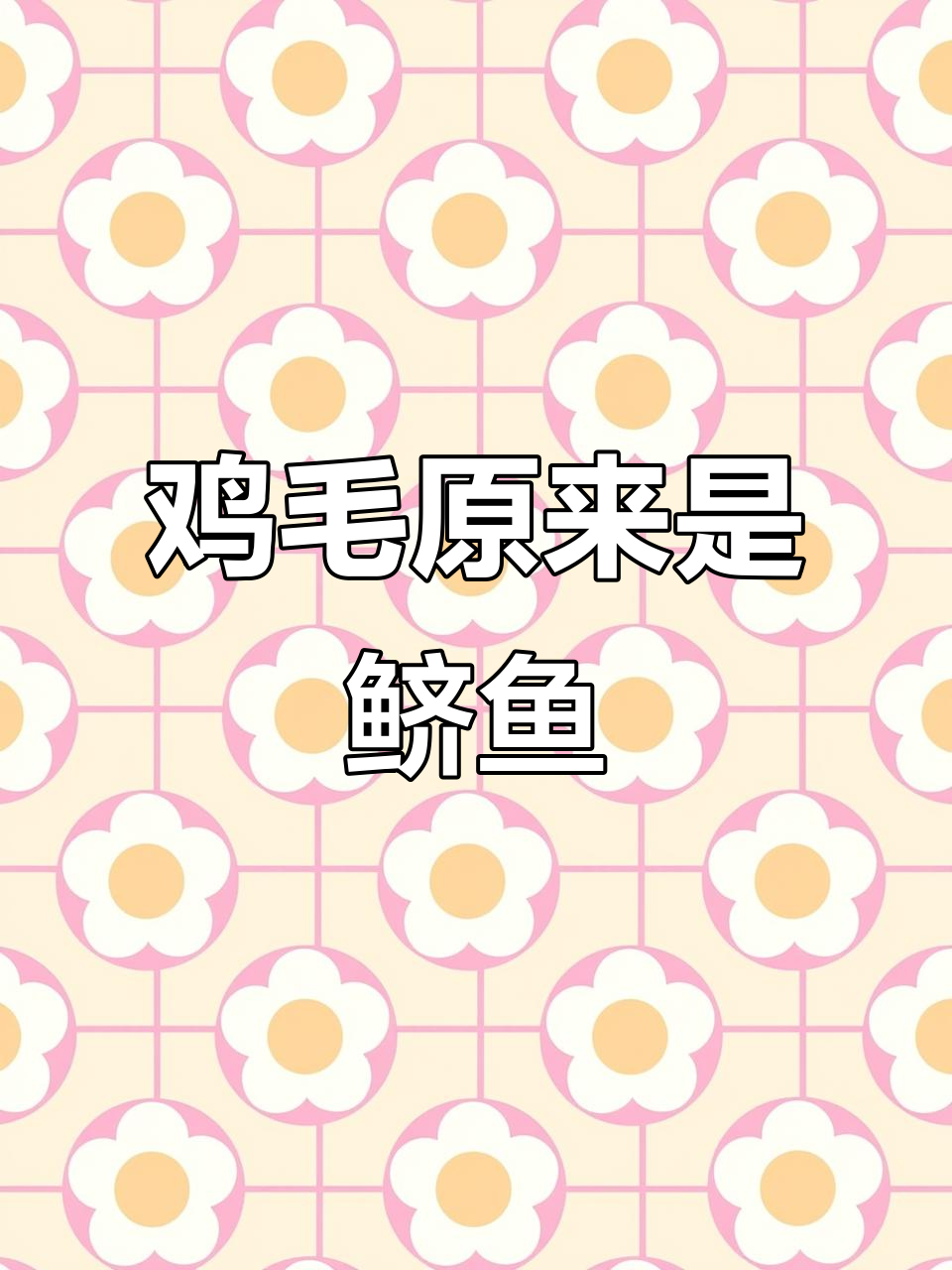 鸡毛竟是鲚鱼？你那里叫它什么名字？