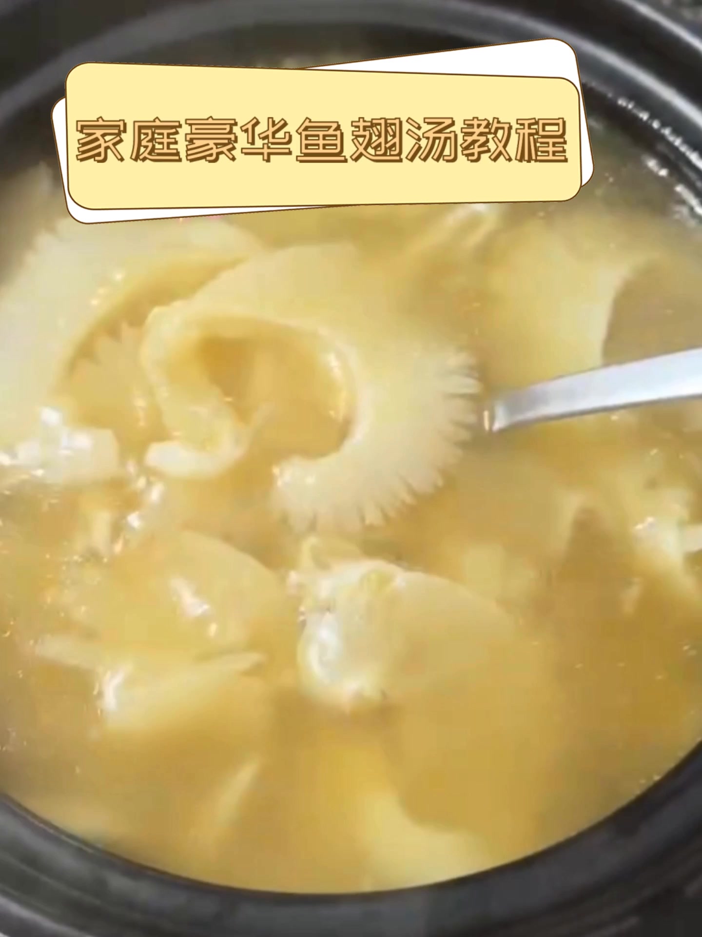 家庭豪华鱼翅汤教程