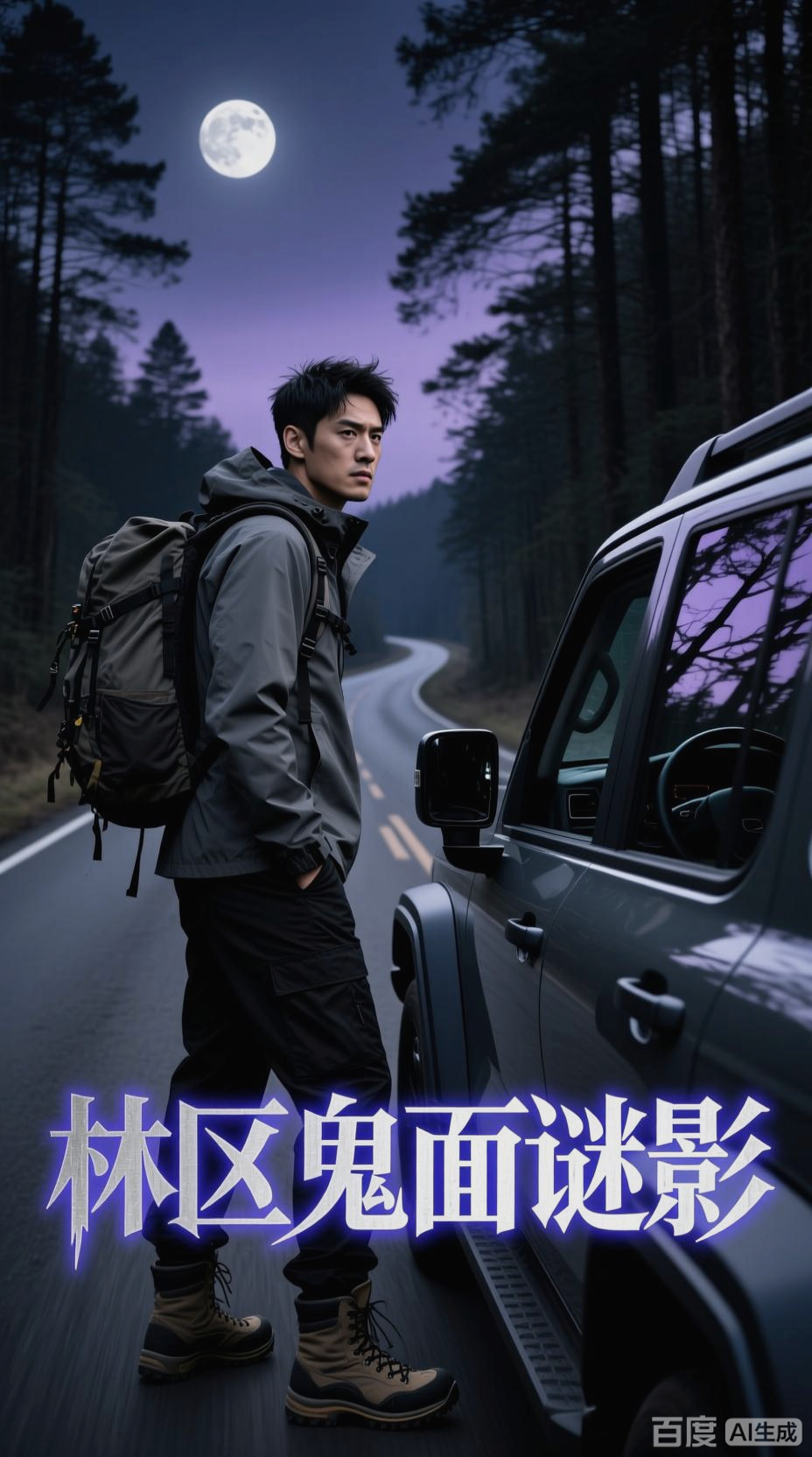 林区公路,树影鬼面之谜