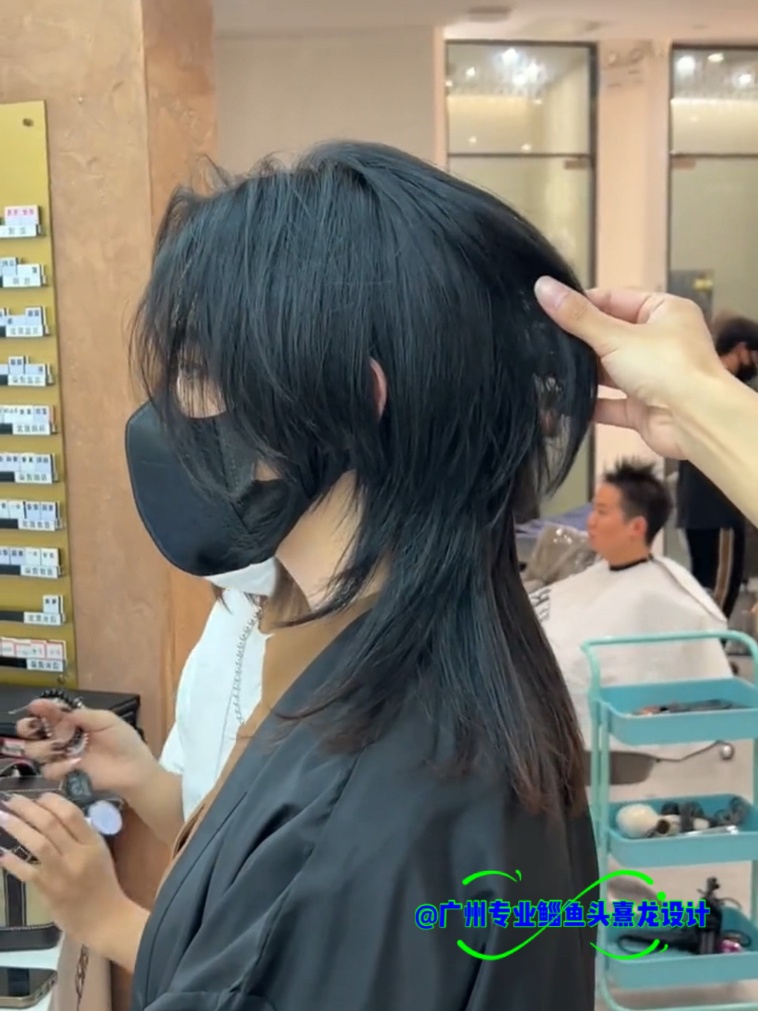 不挑脸的发型狼尾鲻鱼头