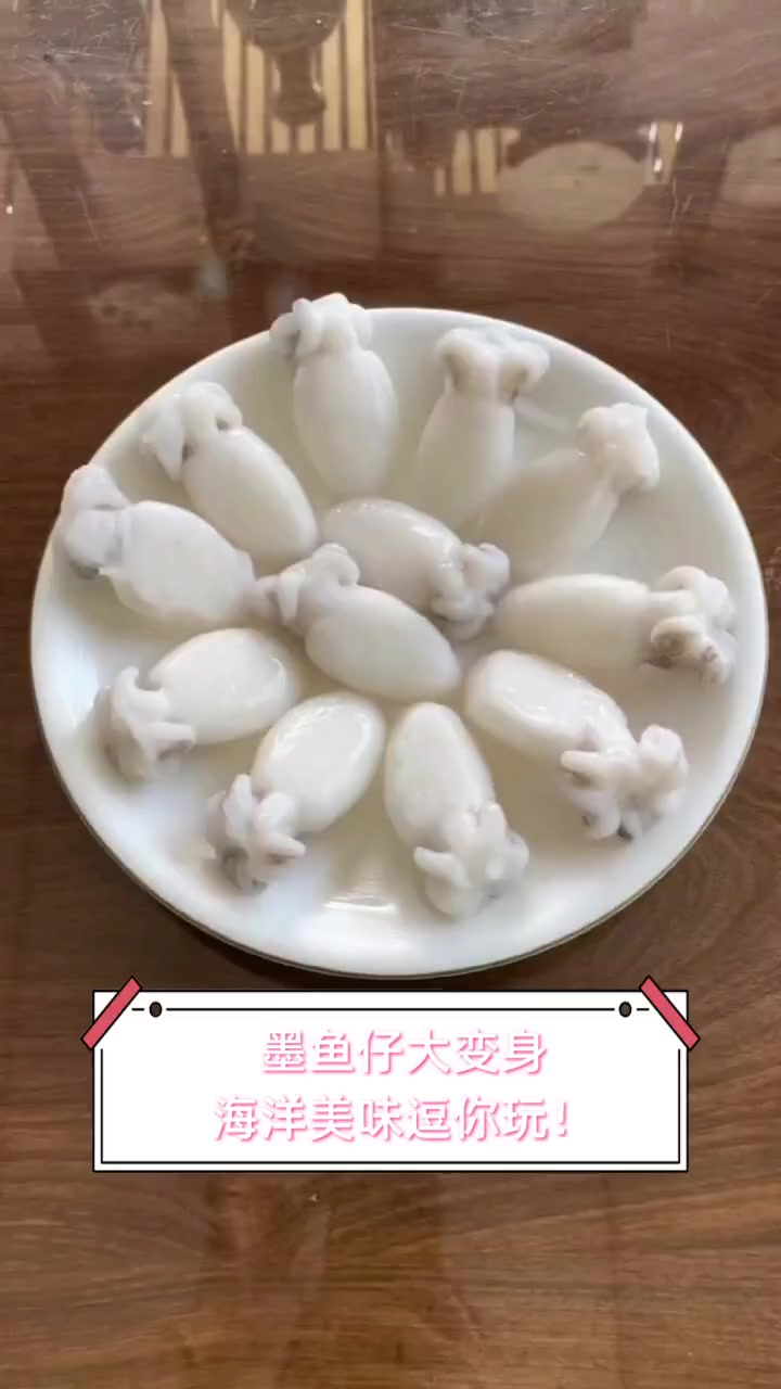 墨鱼仔大变身,海洋美味逗你玩!