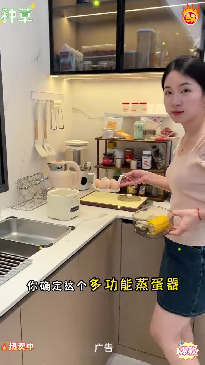 Twifer英国多功能蒸蛋煮蛋器预约早餐神器家用迷你电蒸锅自动断电