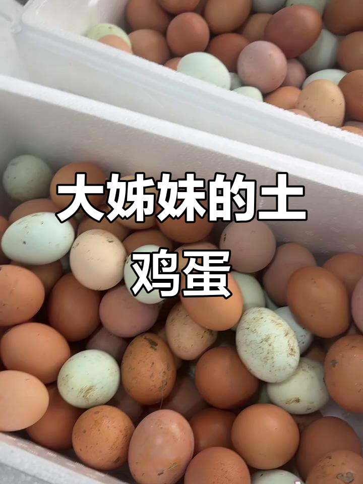 自家土鸡蛋,终于给大姊妹安排上了!