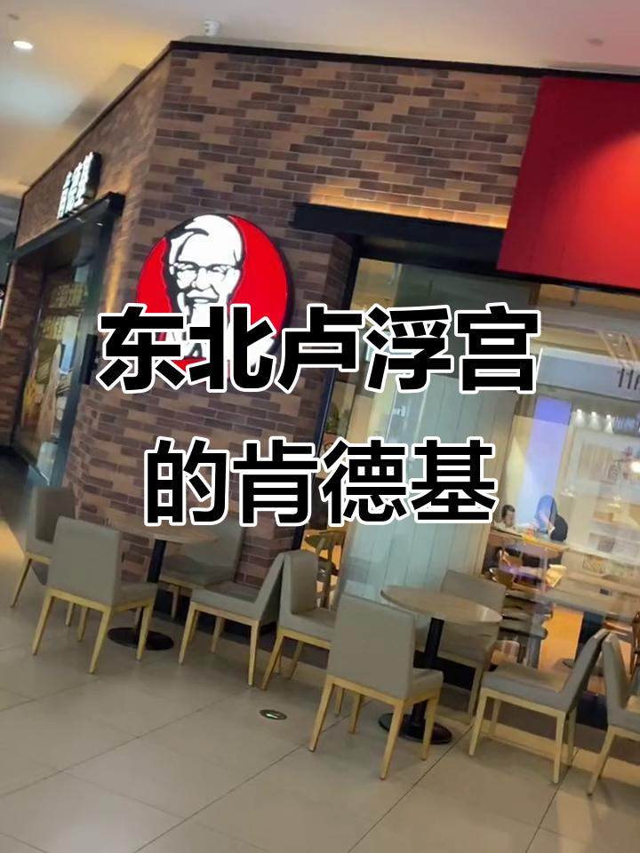 东北卢浮宫里的肯德基,辣汉堡和红豆派超值组合