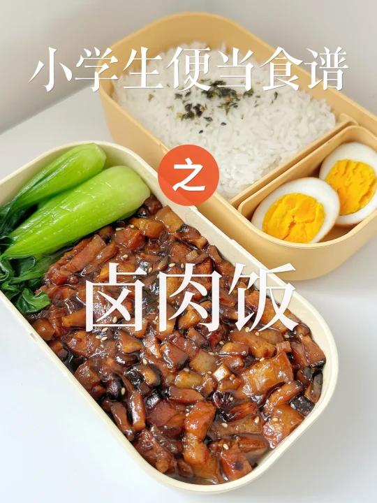 给小学生做便当第29天|香迷糊的卤肉饭