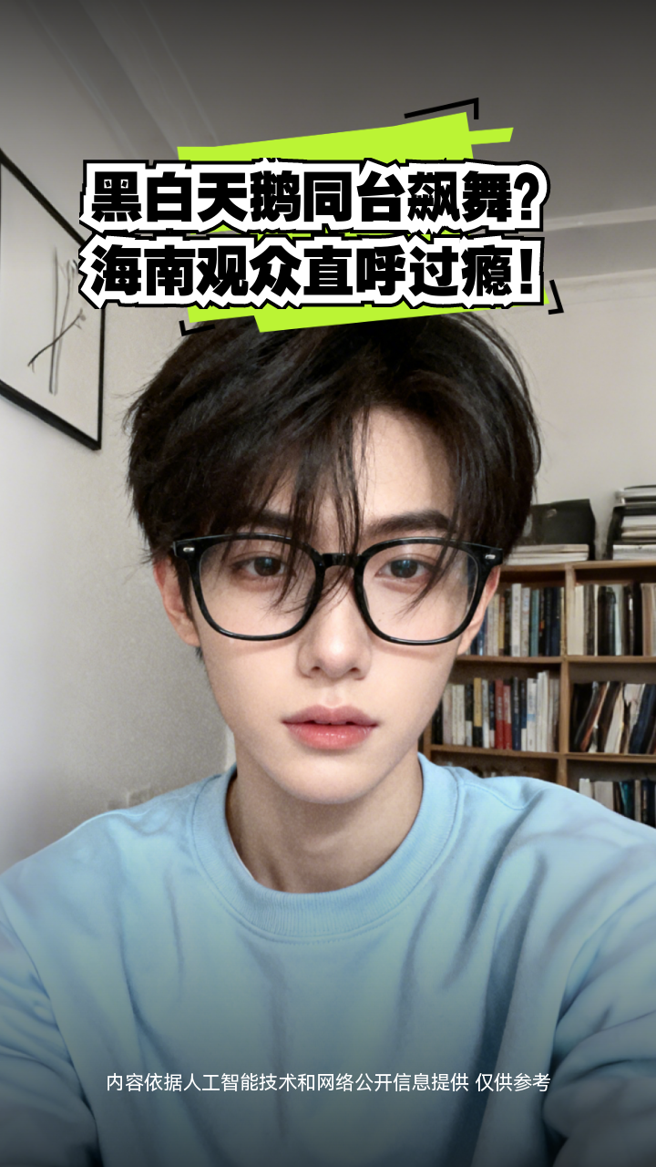 黑白天鹅同台飙舞?海南观众直呼过瘾!