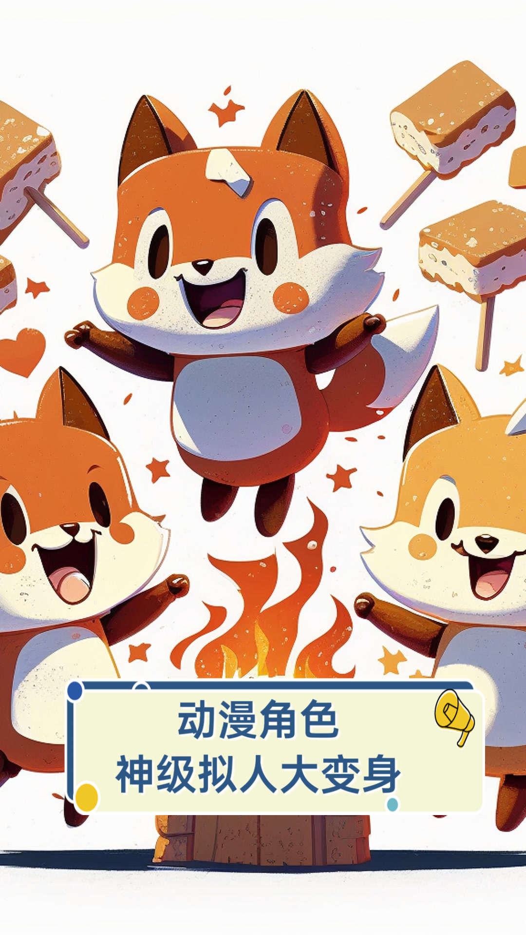 动漫角色神级拟人大变身