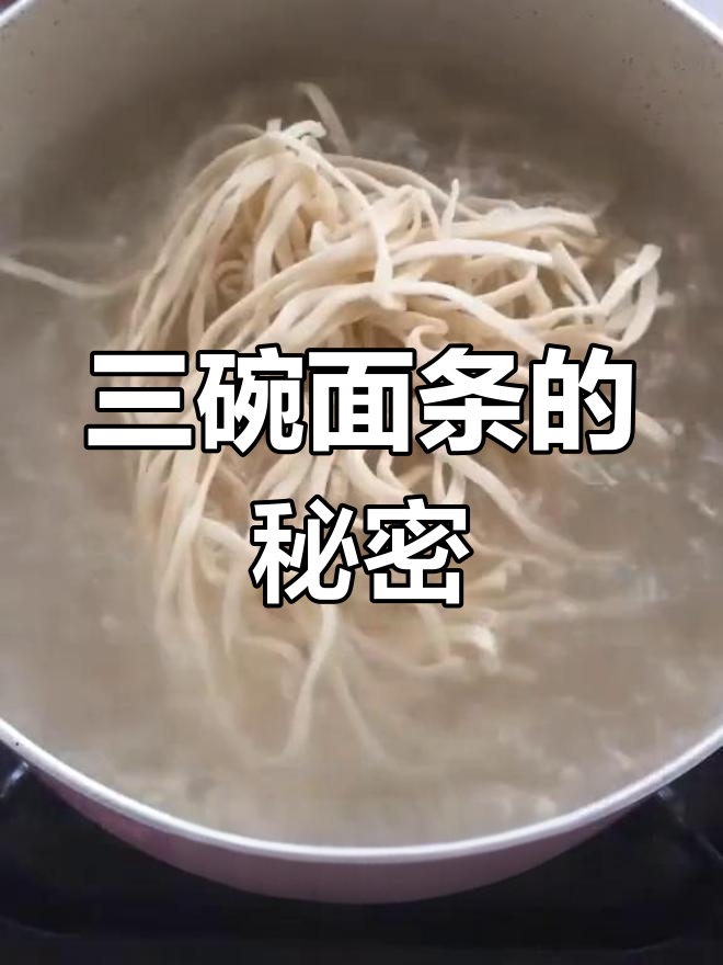 老公吃三碗的面条做法,香葱、盐、香油一应俱全