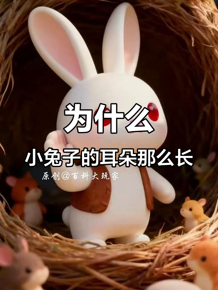 小兔子耳朵长的原因,竟然是为了生存!