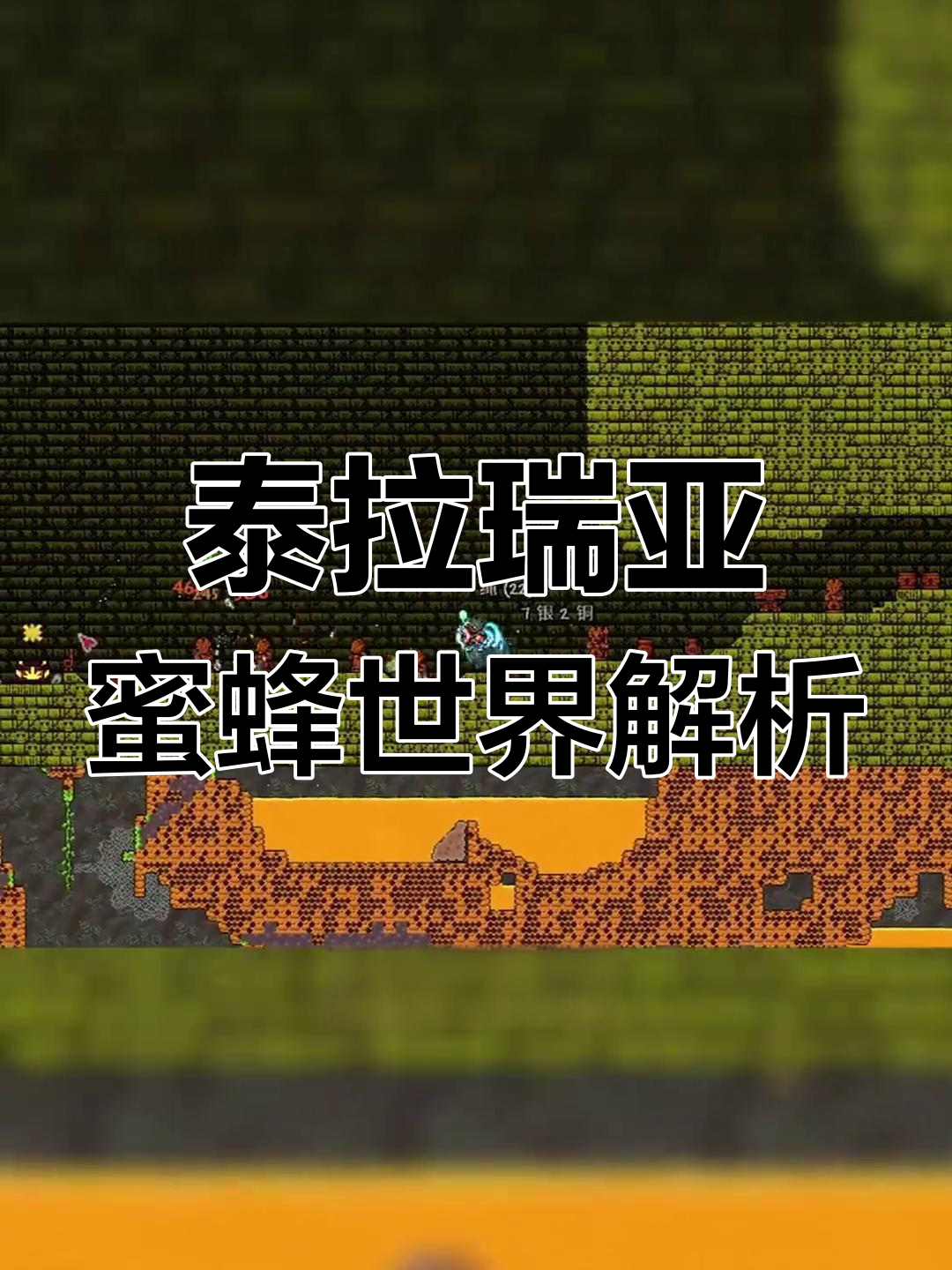 泰拉瑞亚蜜蜂世界全攻略:从丛林到地下,一切都在蜂蜜中