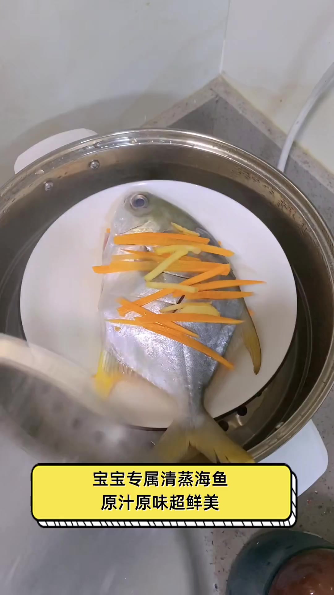 宝宝专属清蒸海鱼,原汁原味超鲜美