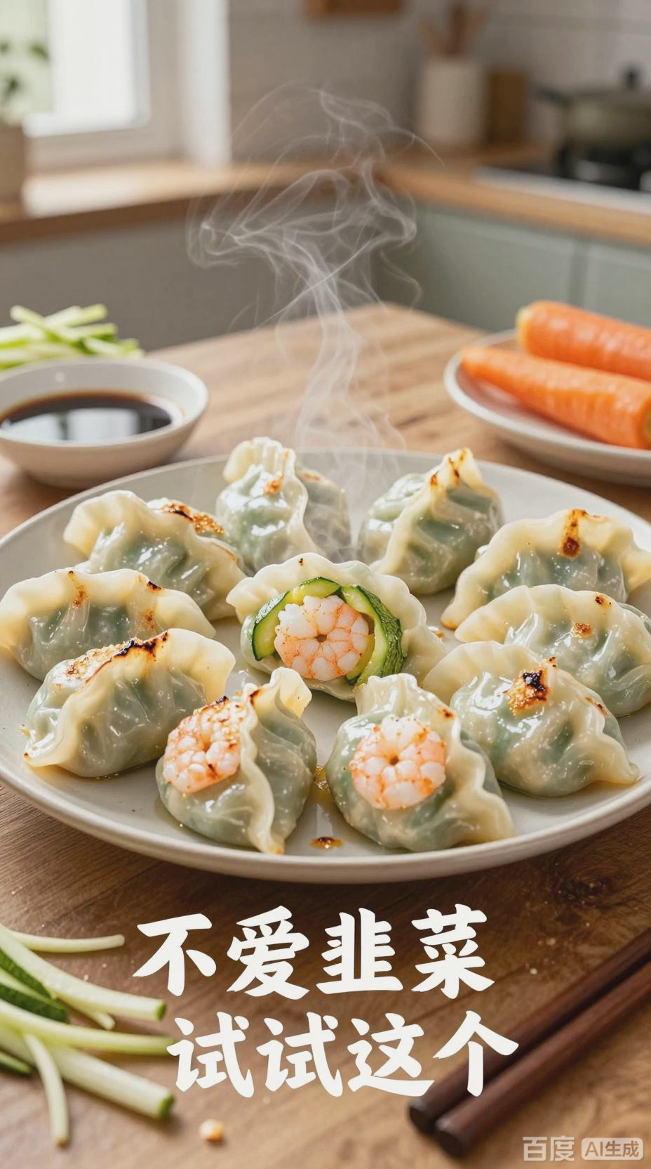 西葫芦虾仁饺子，清爽素馅新选择