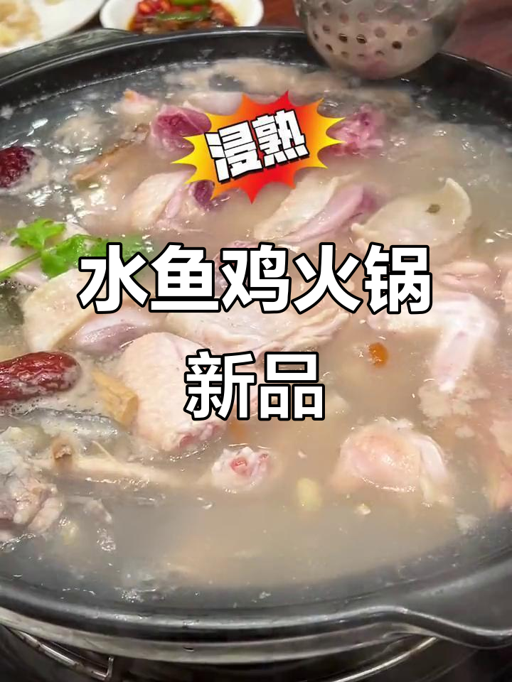 悦濠酒家新推水鱼鸡火锅,大湖美味与三黄鸡肉丸齐上阵