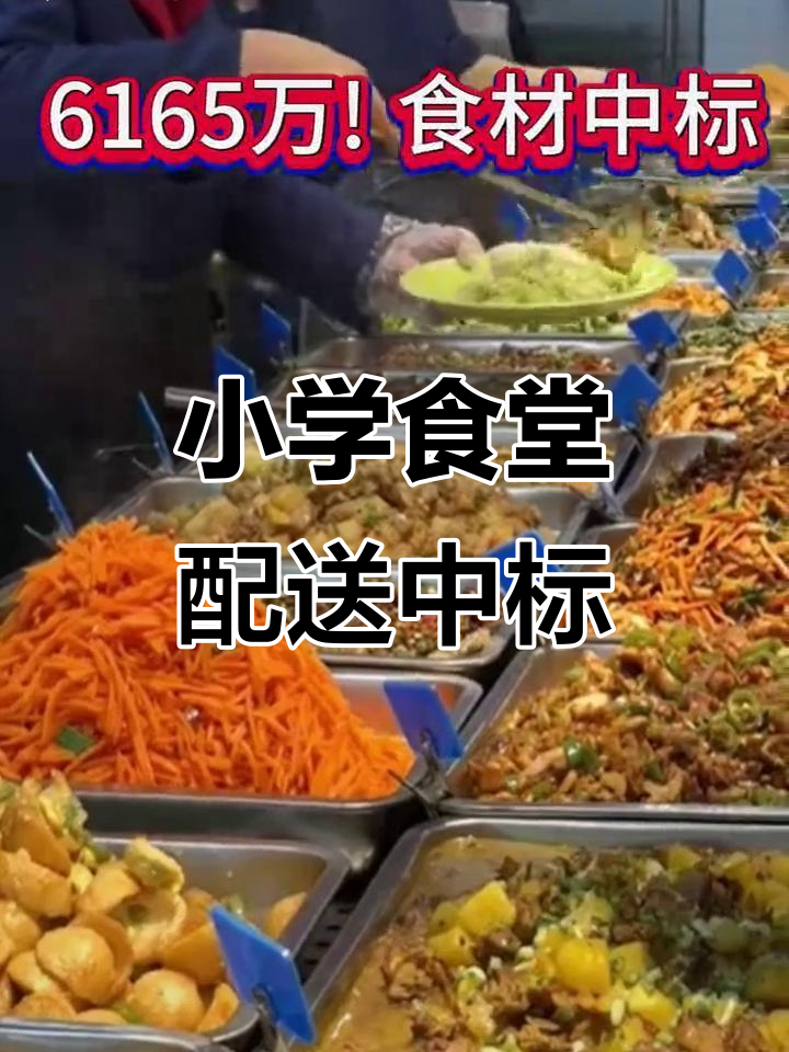 小学食堂食材配送中标,6165万大单花落谁家?