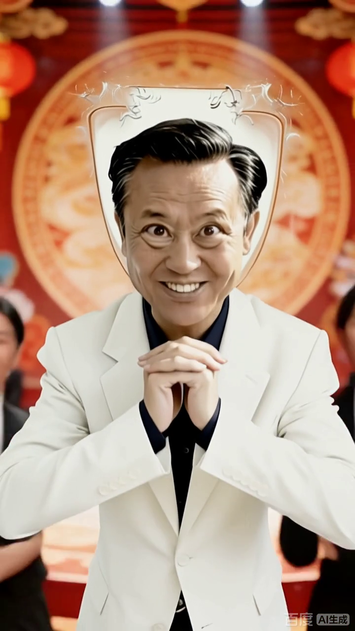 笑出表情包的大叔