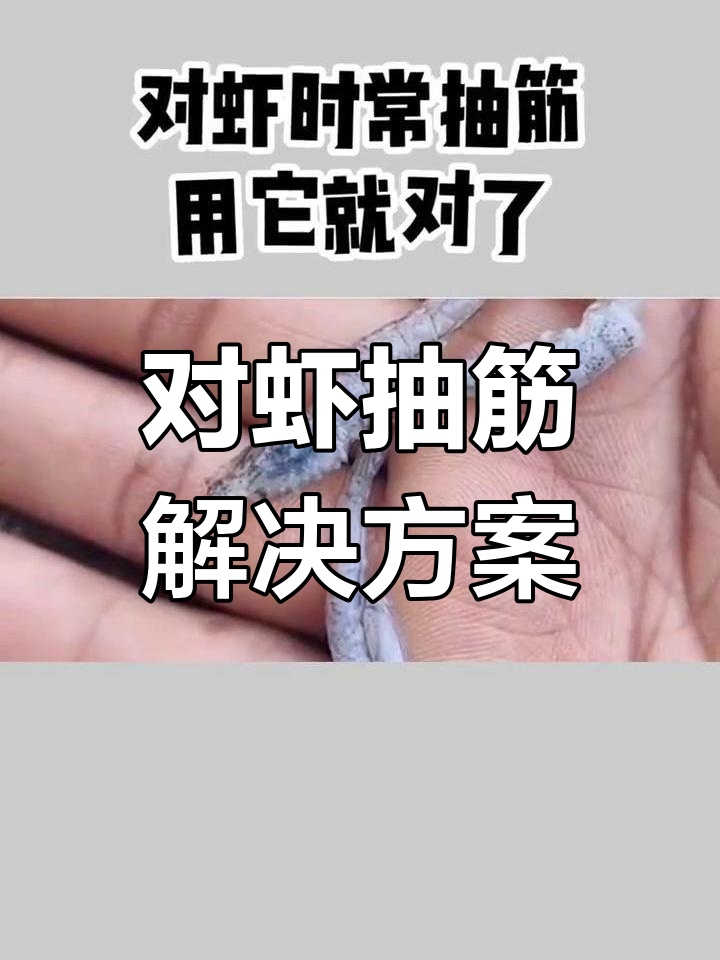 南美白对虾抽筋?试试这个方法,轻松解决!