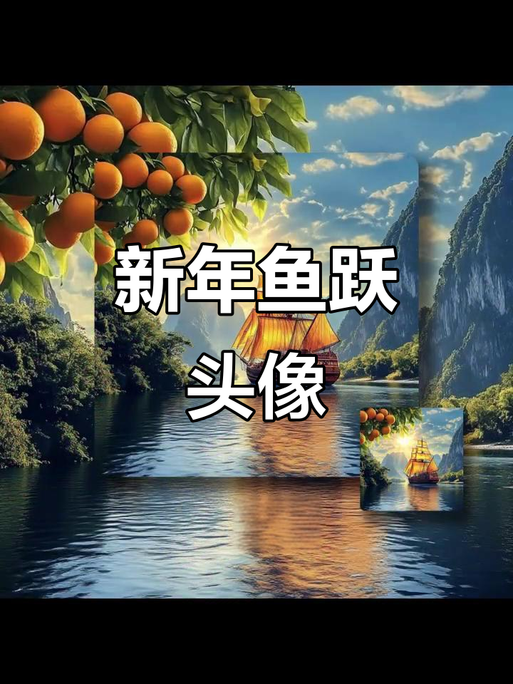 鱼跃龙门,新年头像大变身!