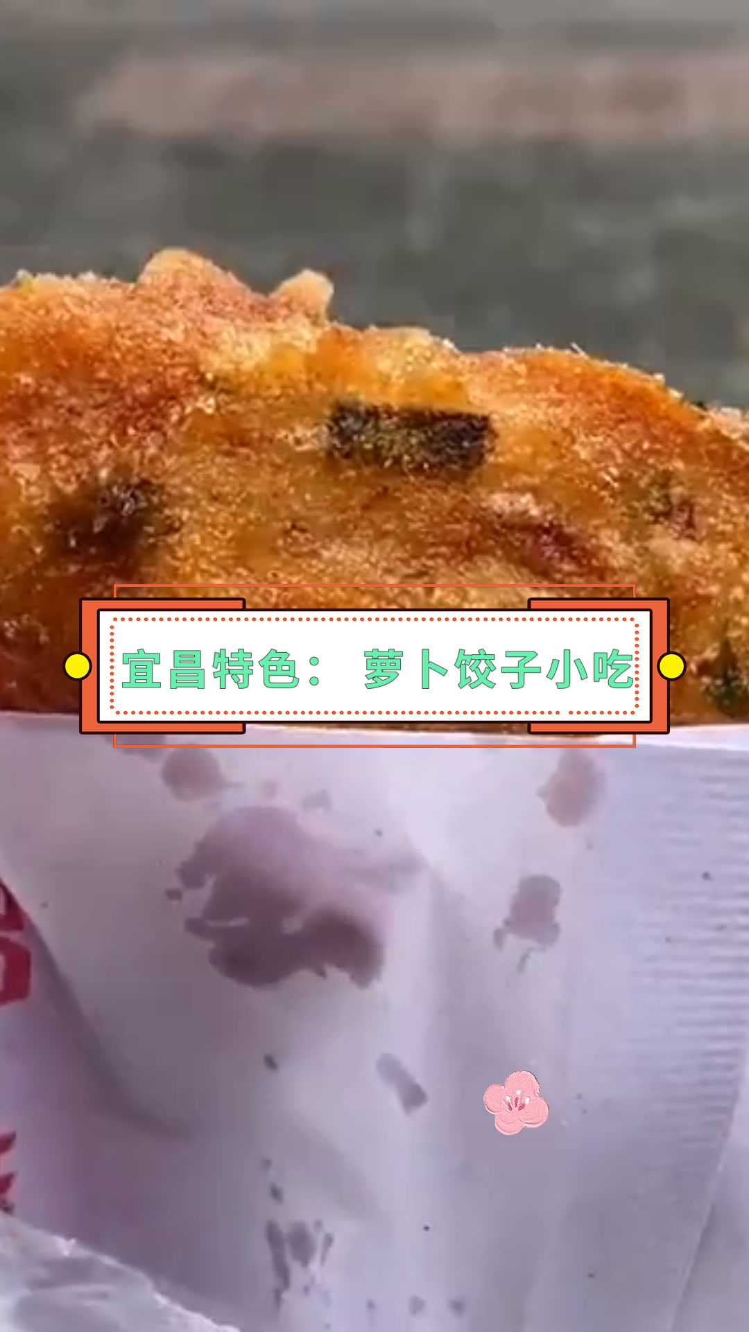 宜昌特色:萝卜饺子小吃