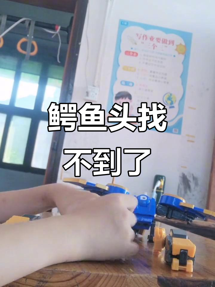 鳄鱼头失踪,拼装玩具大冒险