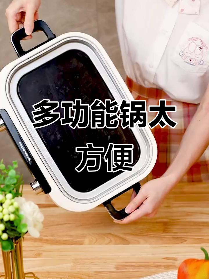 摩飞多功能料理锅,火锅、烤肉都能轻松搞定!