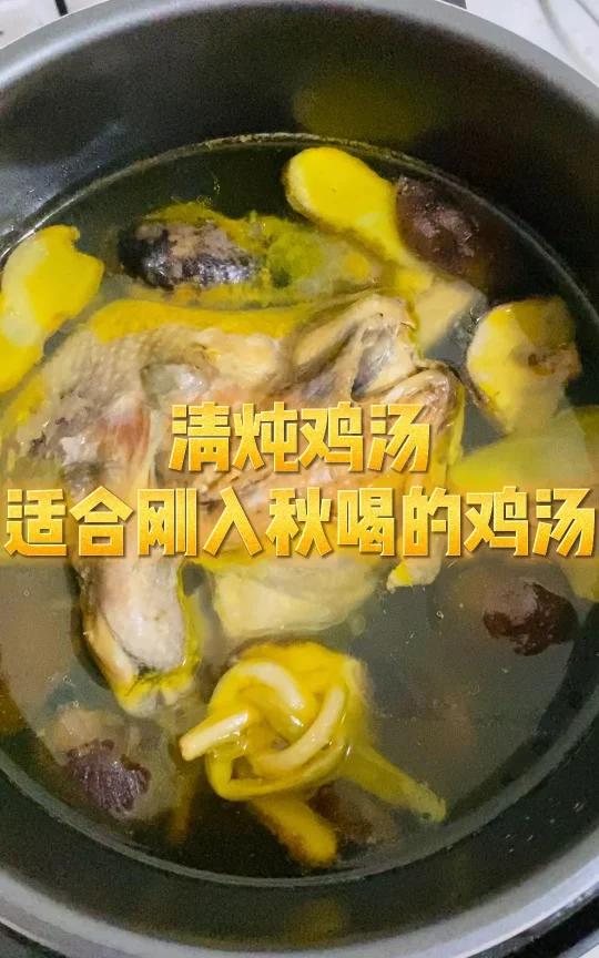 清炖鸡汤～适合刚入秋喝的鸡汤