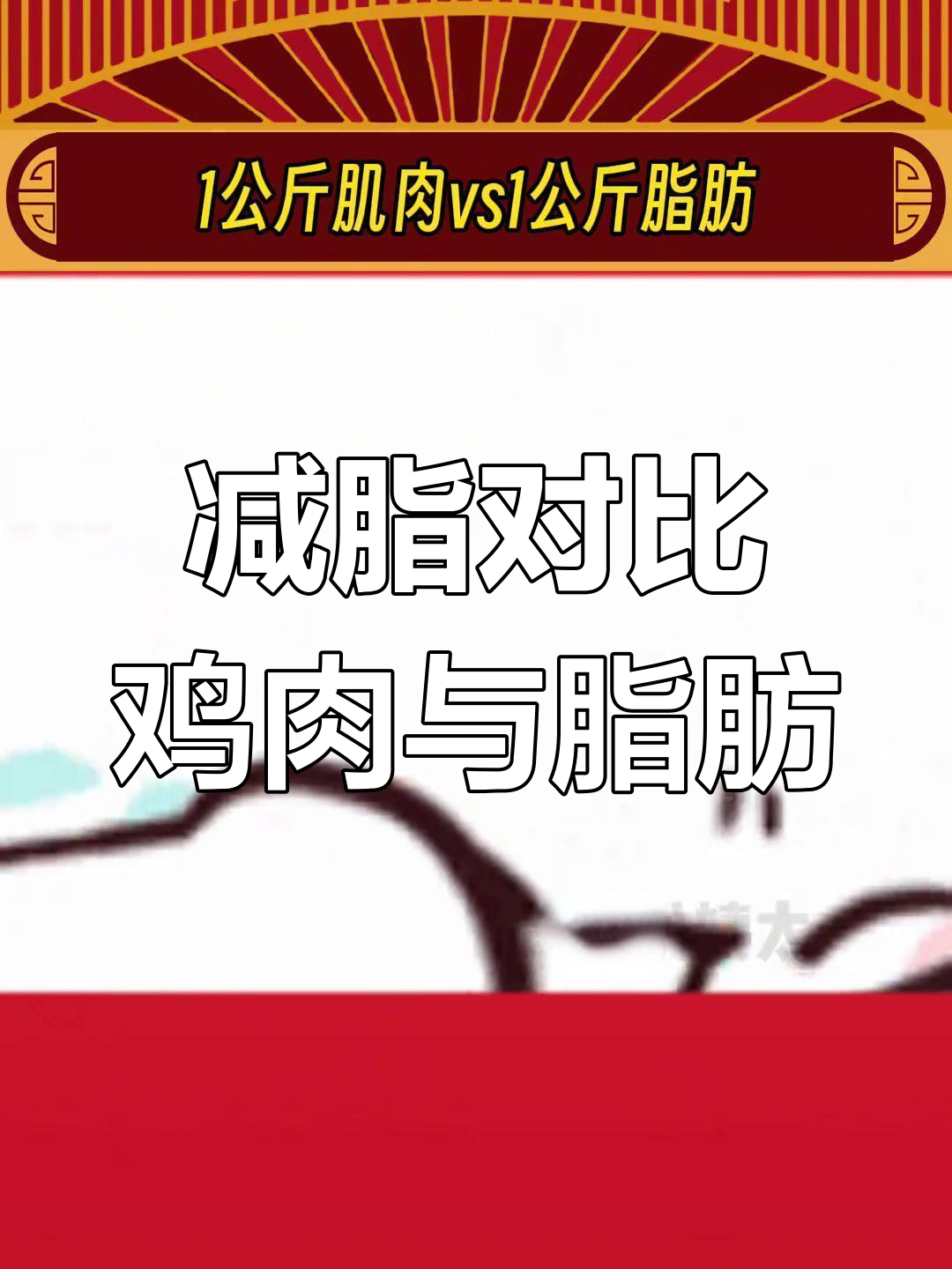 一公斤鸡肉VS一公斤脂肪,减肥效果一目了然