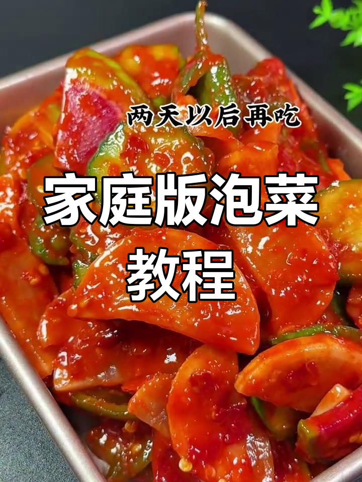 自制韩式泡菜,搭配米饭更美味