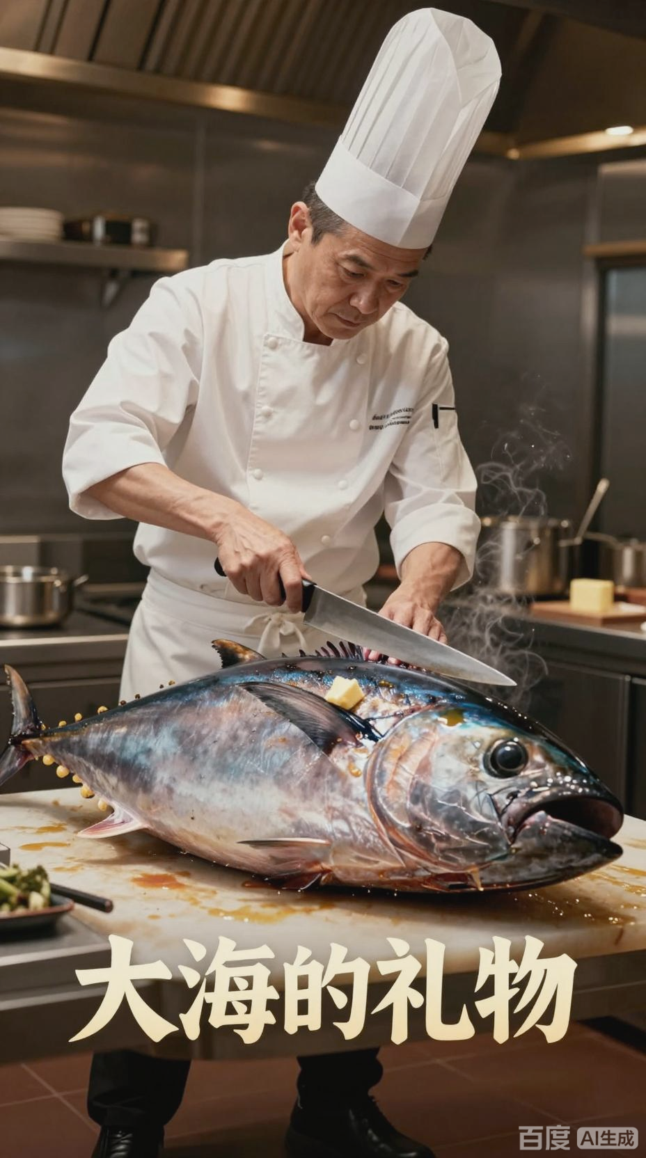 蓝鳍金枪鱼头,大海的极致馈赠