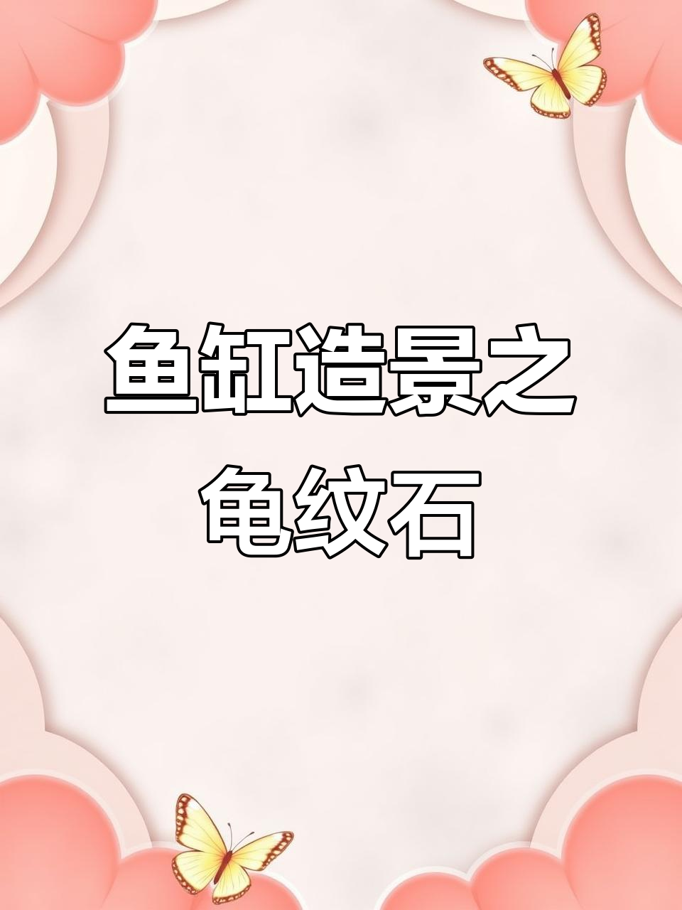 鱼缸造景:龟纹石与树桩搭配,打造自然景观