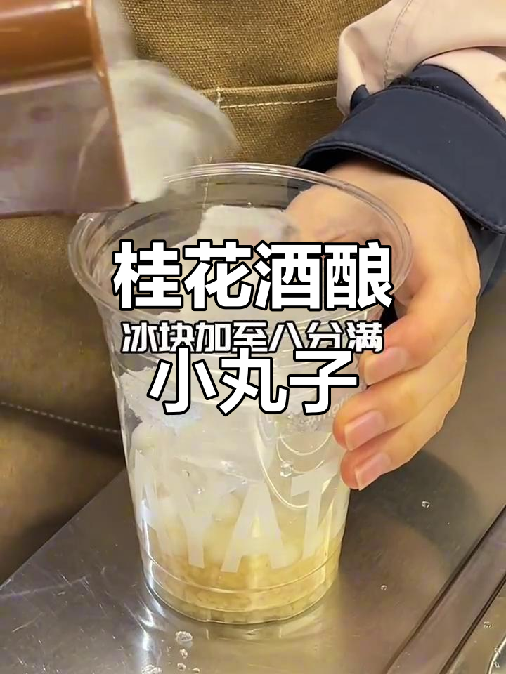 秋冬必备!桂花酒酿小丸子,香甜软糯让人无法抗拒